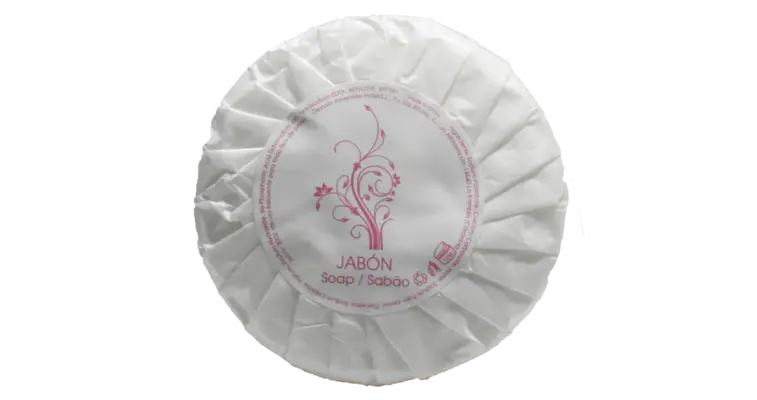 [JBRB20] Jabón 20 gr. Redondo PLISE COL. RAINBOW LIRIO DEL VALLE. 1.000 Uds