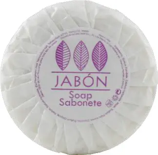 [JB0030] Jabón 30 gr. Redondo PLISE LUX. 500 Uds