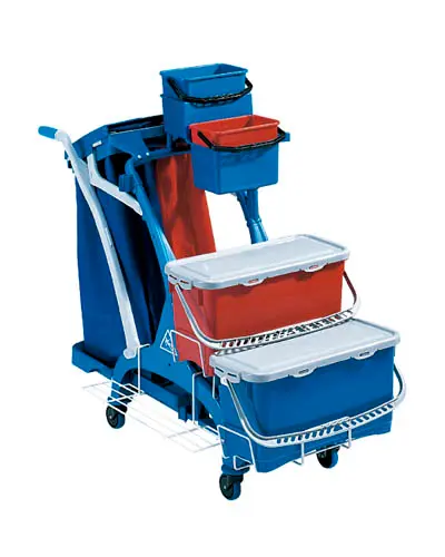 Carro LCM (Limpieza Con Microfibras). 