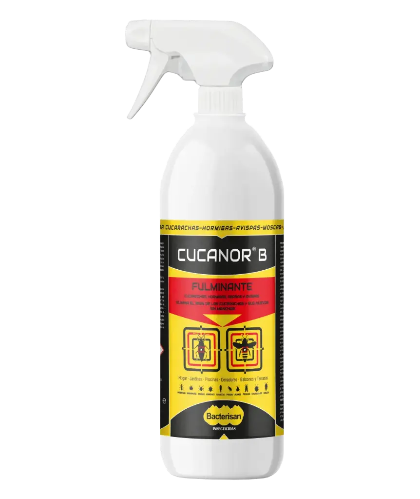[501251INS012] Cucanor B. Insecticida fulminante contra todo tipo de insectos rastreros y voladores | Uso Puro | 750ml (Unidad)