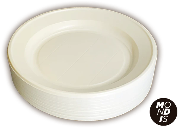 Plato de postre de plástico ps reutilizable