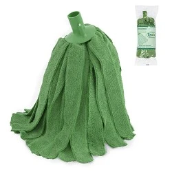 [05096] Fregona tiras microfibra Terry (Unidad, Verde)