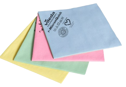 [170633x20] VILEDA. Bayeta r-MicronQuick. 38 x 40cm. (Caja de 20packs. 5uds., Verde)