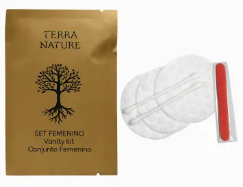 [SFTNECO] Set femenino TERRA NATURE KRAFT 100% RECICLADO. 1.000 Uds