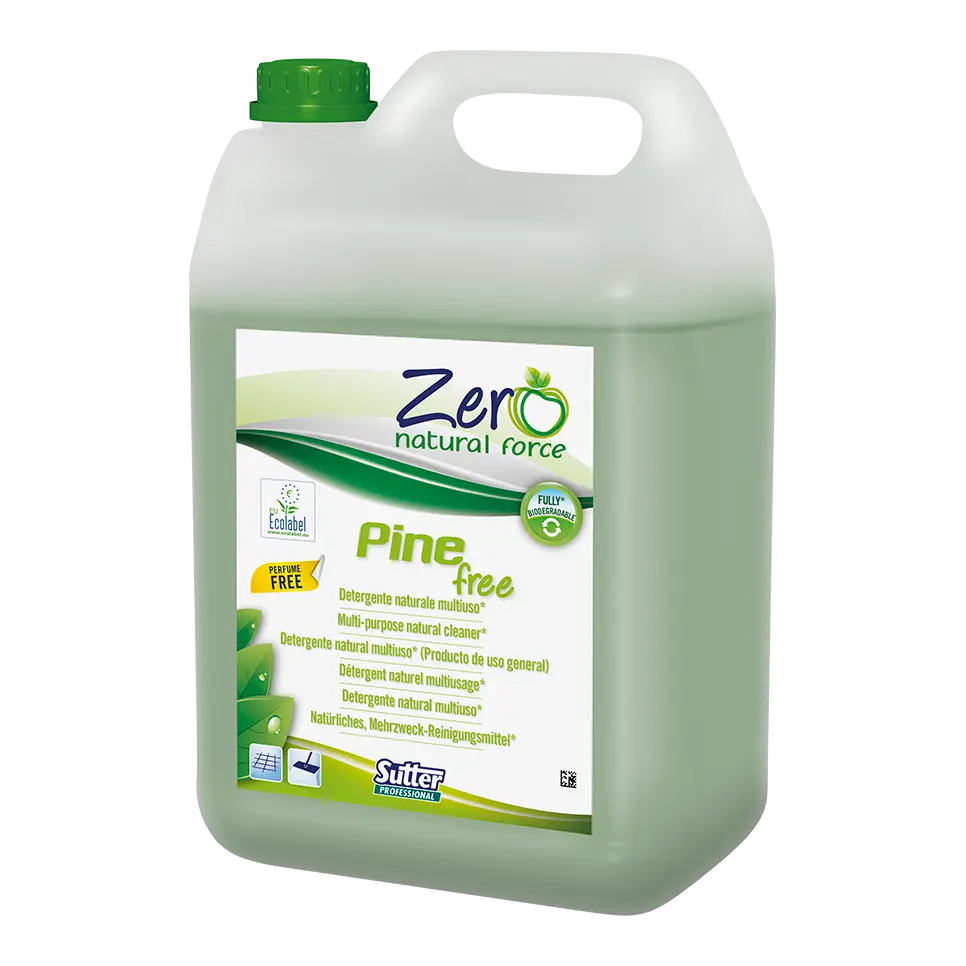 SUTTER. PINE FREE (Etiqueta Ecolabel EU IT/020/009) Detergente natural multiusos. 5L (Unidad)