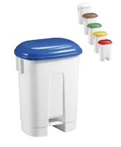 Contenedor AMICO 60 Litros con Tapa y Pedal (Unidad, Verde)