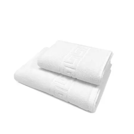 [TOGR005030050] ITEXA. Toalla Greca Eco 450 grs. 80% Algodón Rep. 20% Poliéster (Tocador 30* 50 cm)