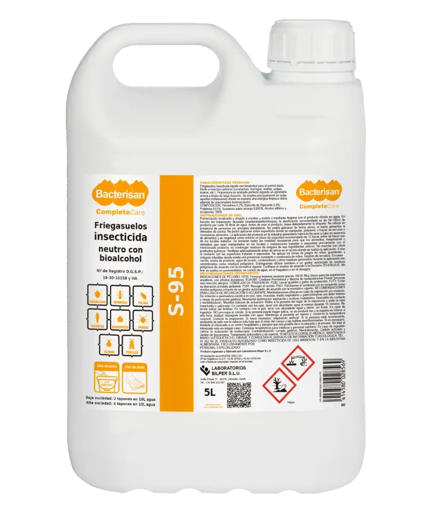 [5001LS028569] FREGASUELOS CON INSECTICIDA 5L. Ph neutro y bioalcoholico. (Unidad)