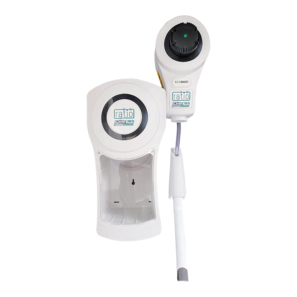 [510700] SUTTER. Ratio SHOT SINK. Sistema de dosificación Sin Agua para POUCH Ratio K-2 lavavajillas manual. (Unidad)